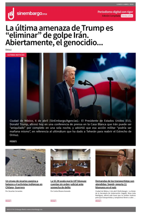 Cover of Sin Embargo destacadas