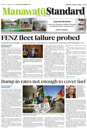 Cover of Manawatu Standard