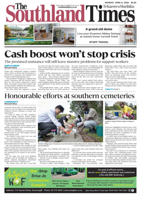 Cover of The Southland Times