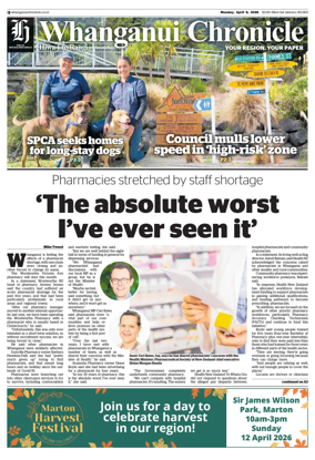 Cover of Whanganui Chronicle