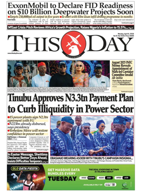 Cover of THISDAY