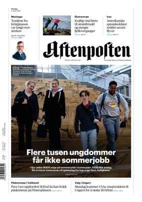Cover of Aftenposten