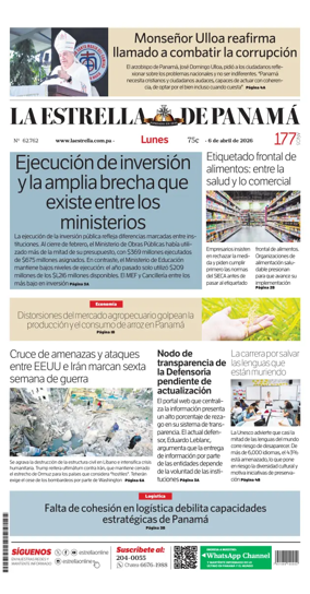 Cover of La Estrella de Panama