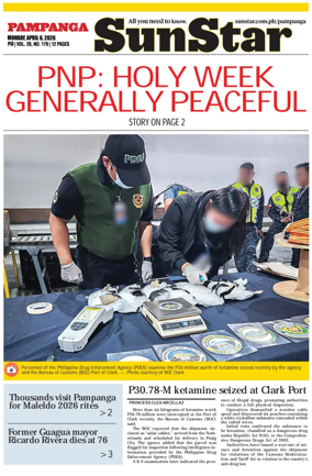 Cover of Sun.Star Pampanga