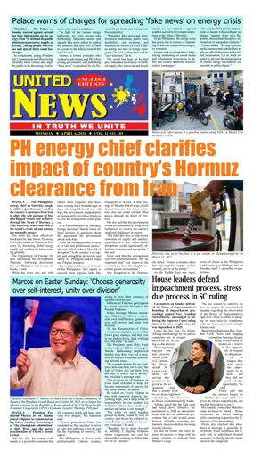 Cover of United News - English Edition
