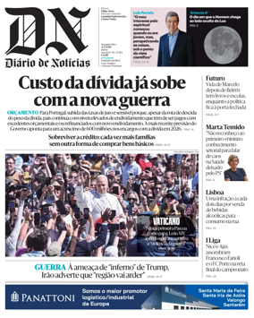Cover of Diario de Noticias