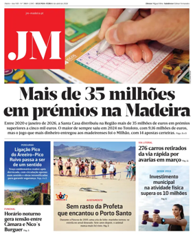Cover of Jornal Madeira