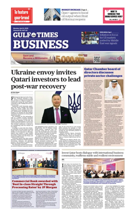 Cover of Gulf Times Business