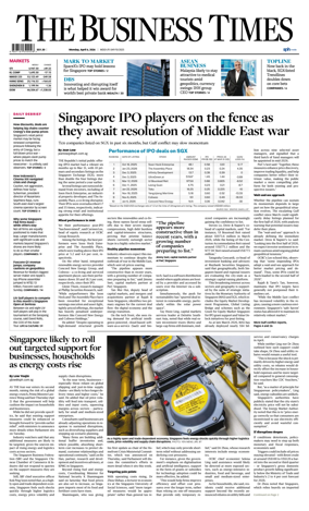 Cover of The Business Times
