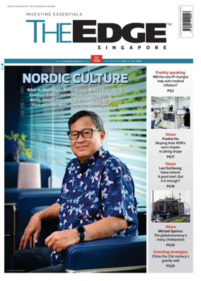 Cover of The Edge Singapore