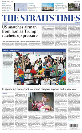 Cover of The Straits Times