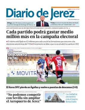 Cover of Diario de Jerez