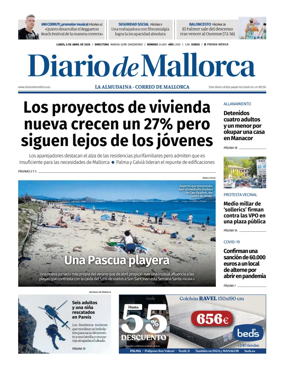 Cover of Diario de Mallorca