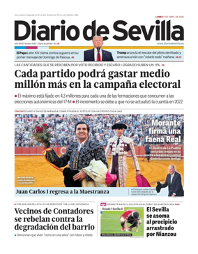 Cover of Diario de Sevilla