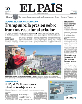 Cover of EL PAIS Valencia