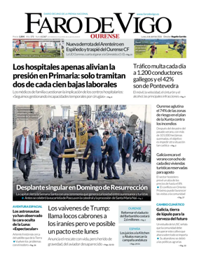 Cover of Faro de Vigo (Ourense)