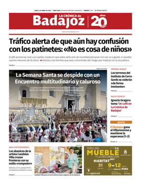 Cover of La Cronica de Badajoz BE