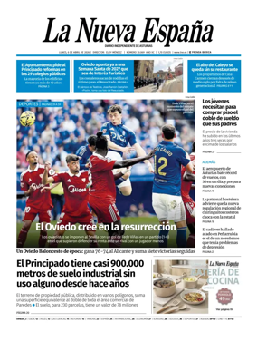 Cover of La Nueva Espana (Oviedo)