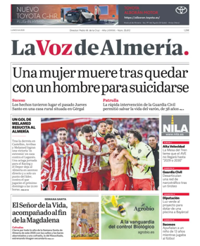 Cover of La Voz de Almeria