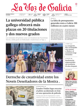 Cover of La Voz de Galicia (Carballo)