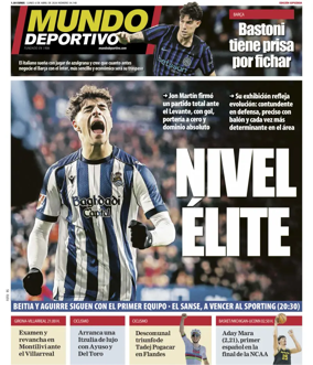 Cover of Mundo Deportivo (Gipuzkoa)