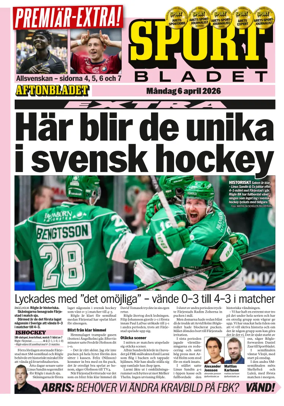 Cover of Sportbladet