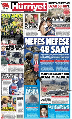 Cover of Hurriyet