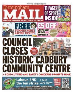 Cover of Birmingham Mail