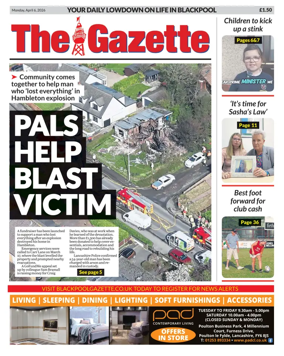 Cover of Blackpool Gazette