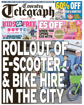 Cover of Coventry Telegraph