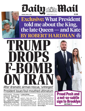 Cover of Daily Mail