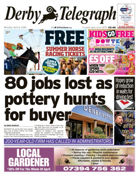 Cover of Derby Telegraph