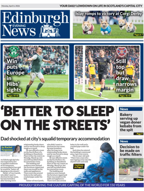 Cover of Edinburgh Evening News