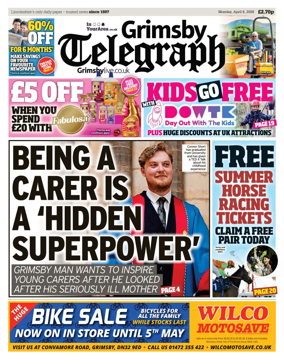 Cover of Grimsby Telegraph