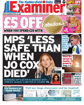 Cover of Huddersfield Daily Examiner