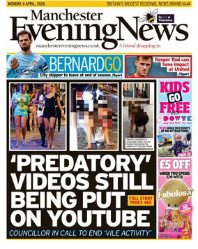 Cover of Manchester Evening News