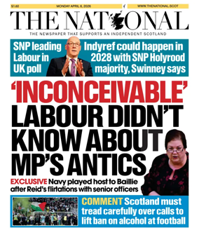 Cover of The National (Scotland)
