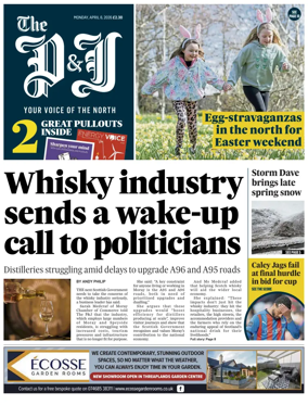 Cover of The Press and Journal (Inverness Highlands and Islands)