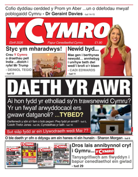 Cover of Y Cymro