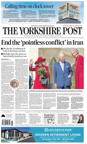 Cover of Yorkshire Post