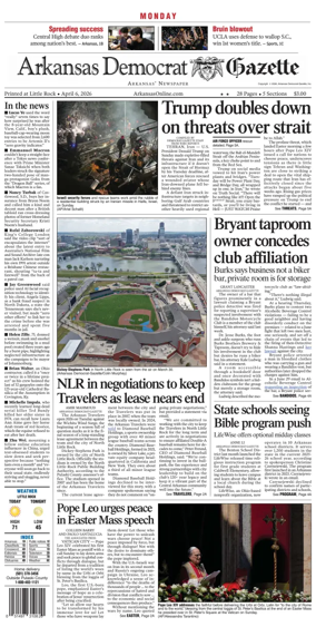 Cover of Arkansas Democrat-Gazette