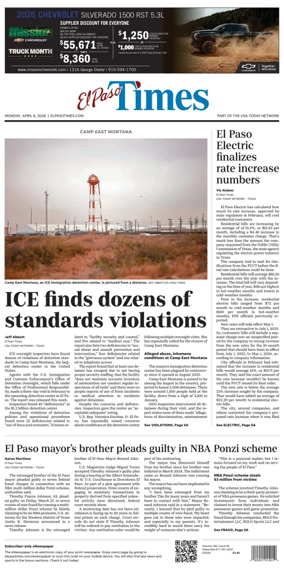 Cover of El Paso Times