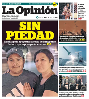 Cover of La Opinion