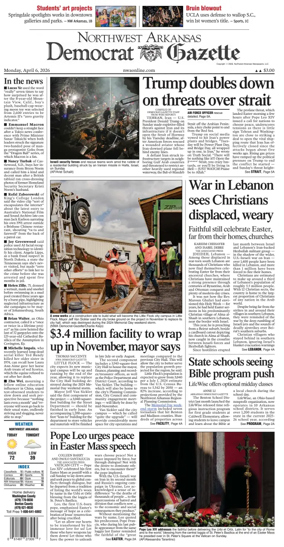 Cover of Northwest Arkansas Democrat-Gazette