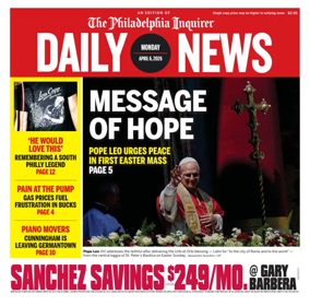 Cover of Philadelphia Daily News