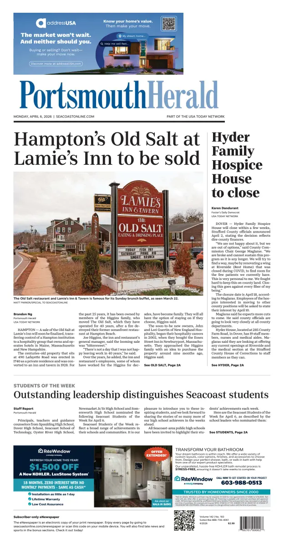 Cover of Portsmouth Herald