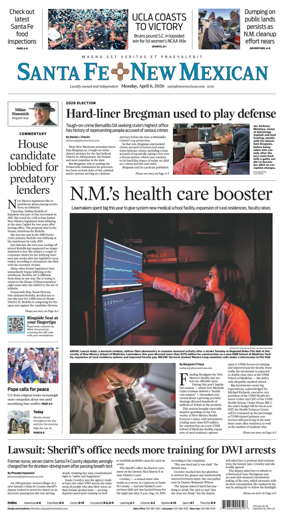 Cover of Santa Fe New Mexican