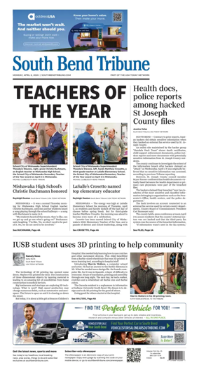 Cover of South Bend Tribune