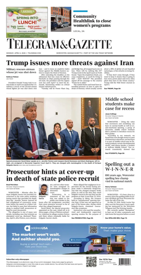 Cover of Telegram & Gazette