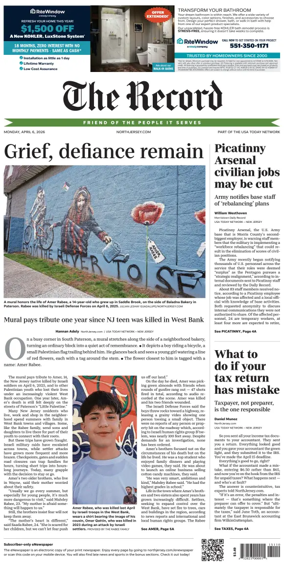 Cover of The Bergen Record